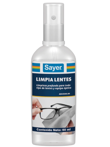 Limpiador De Lentes 60ml Sayer Ah-0340.00(C.10)