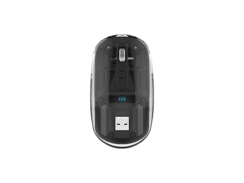 Mouse Inalámbrico CE-WD13BK Control Expert Con Transparencia Negro