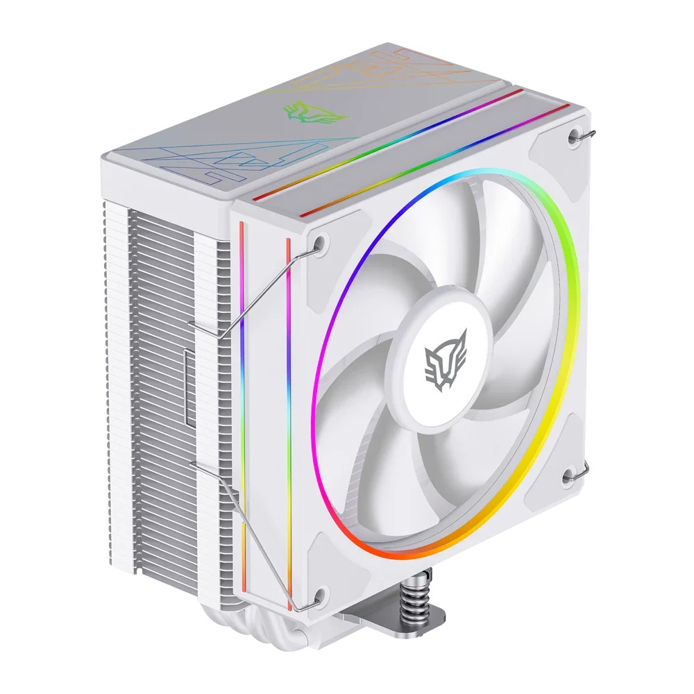 Enfriamiento De Aire Balam Rush Heliux Pro BR-942058 Hex5 Rgb 4 Pipas Blanco