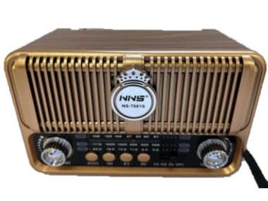 Bocina Bluetooth RD-259 Retro Con Radio FM y AM Usb/ Micro Sd (C.40)