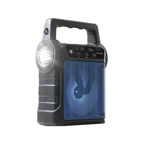 Bocina Bluetooth 4 Pulgadas KTS-1706 con Linterna y Carga Solar Link Bits (C.40)