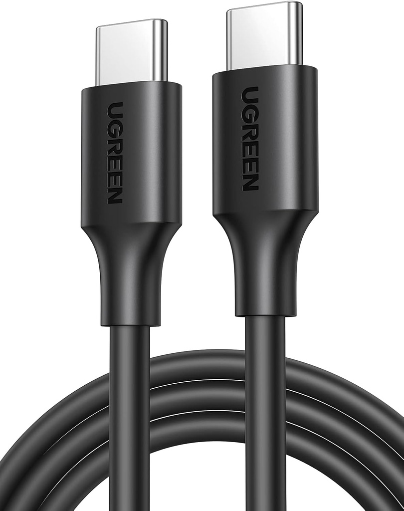 Cable Usb-C A Usb-C 1 Metro Ugreen 50997 Carga Rápida Transferencia Datos 480 Mbps
