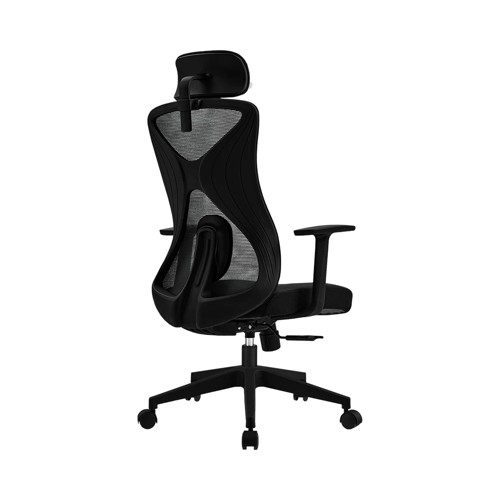 Silla Gamer Acteck Floe Pro EC373 Capacidad 120 kg 5 Rueda(s) Plástico Con Malla Pistón Clase 4 Cilíndrico Espuma, Nylon, Poliuretano Color Negro