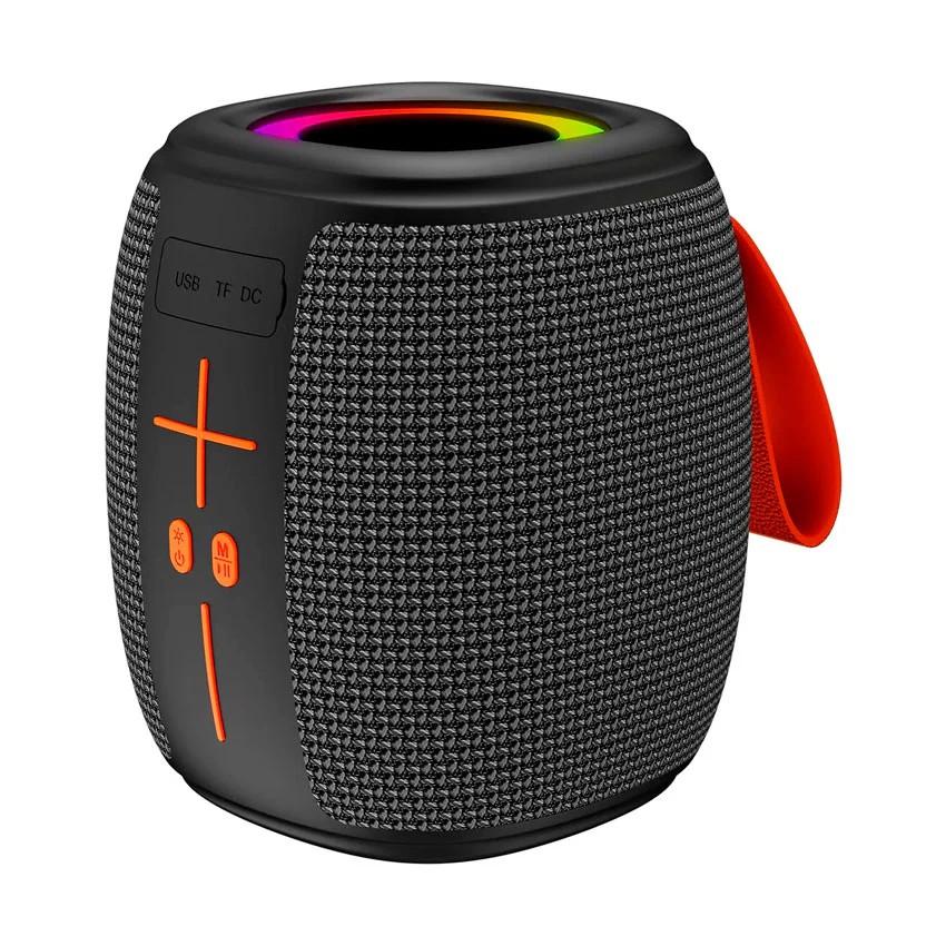 Bocina Bluetooth KBroad KTS-2310 Radio Fm, Recargable, Recubrimiento Textil, Luz Decorativa (C.60)