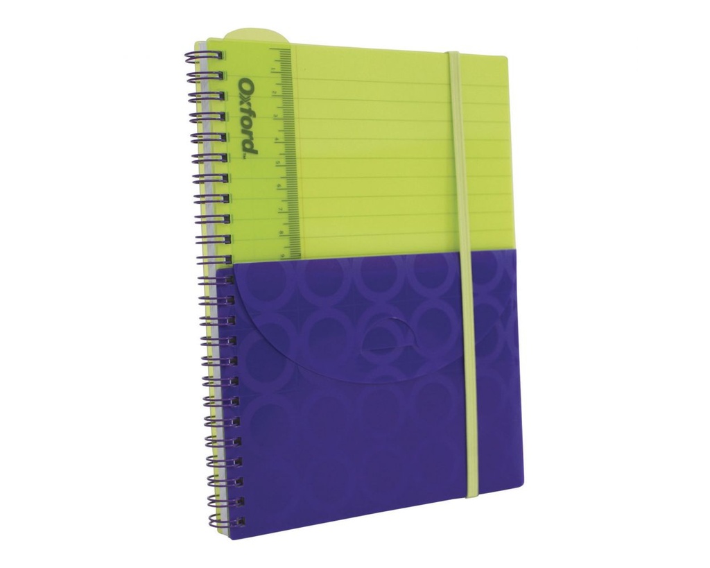 Cuaderno A5 C/Liga Bolsa,Regla 70hj M/V (C.12)