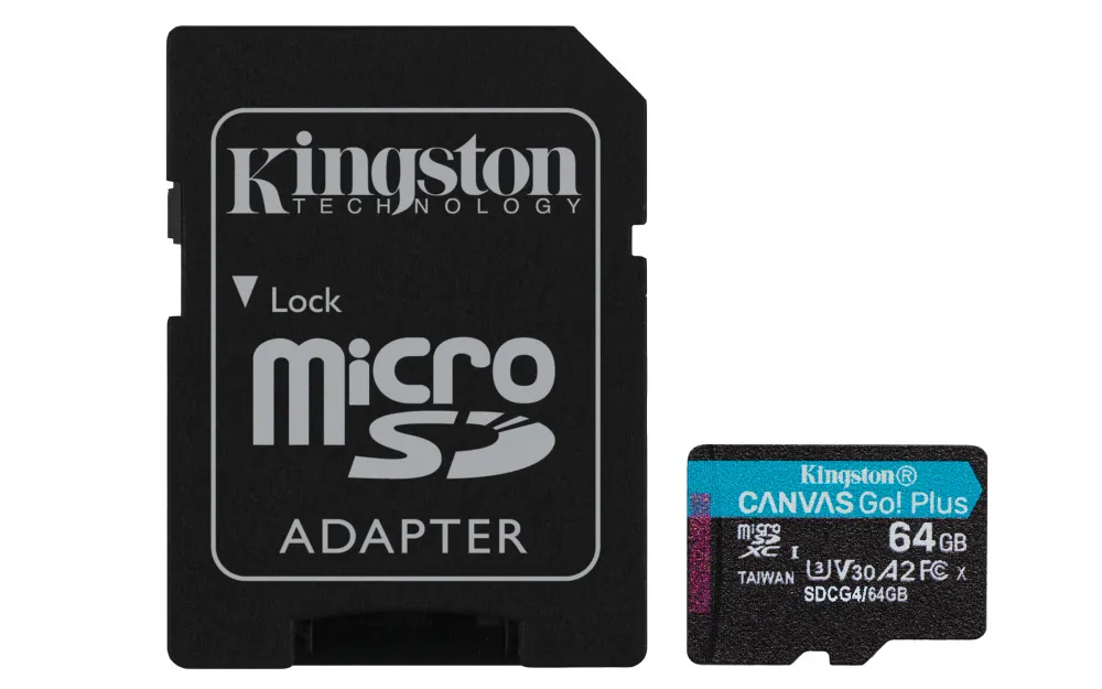Memoria Sd Canvas Go Plus Kingston 64 GB SDCG4/64GB