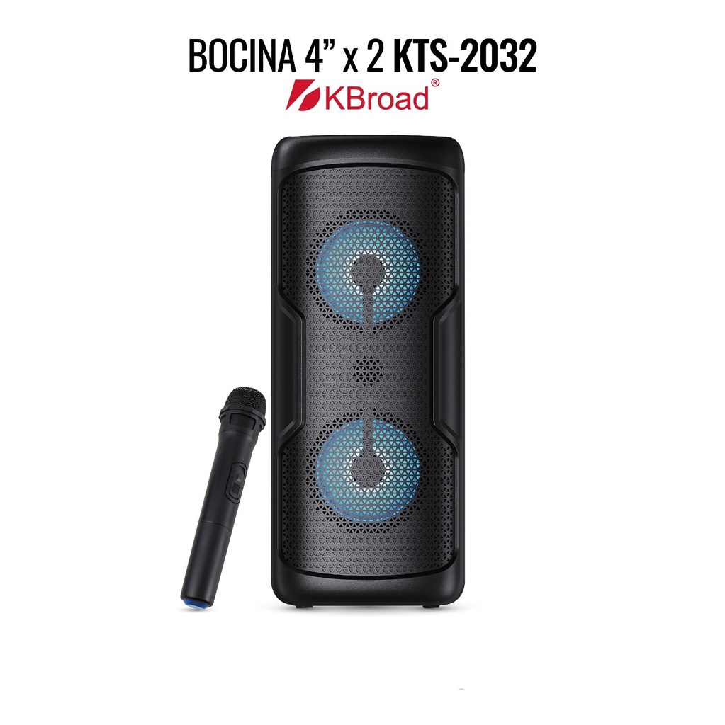 Bocina Bluetooth Link Bits 4 Pulgadas KTS-2032 Radio Fm Micrófono