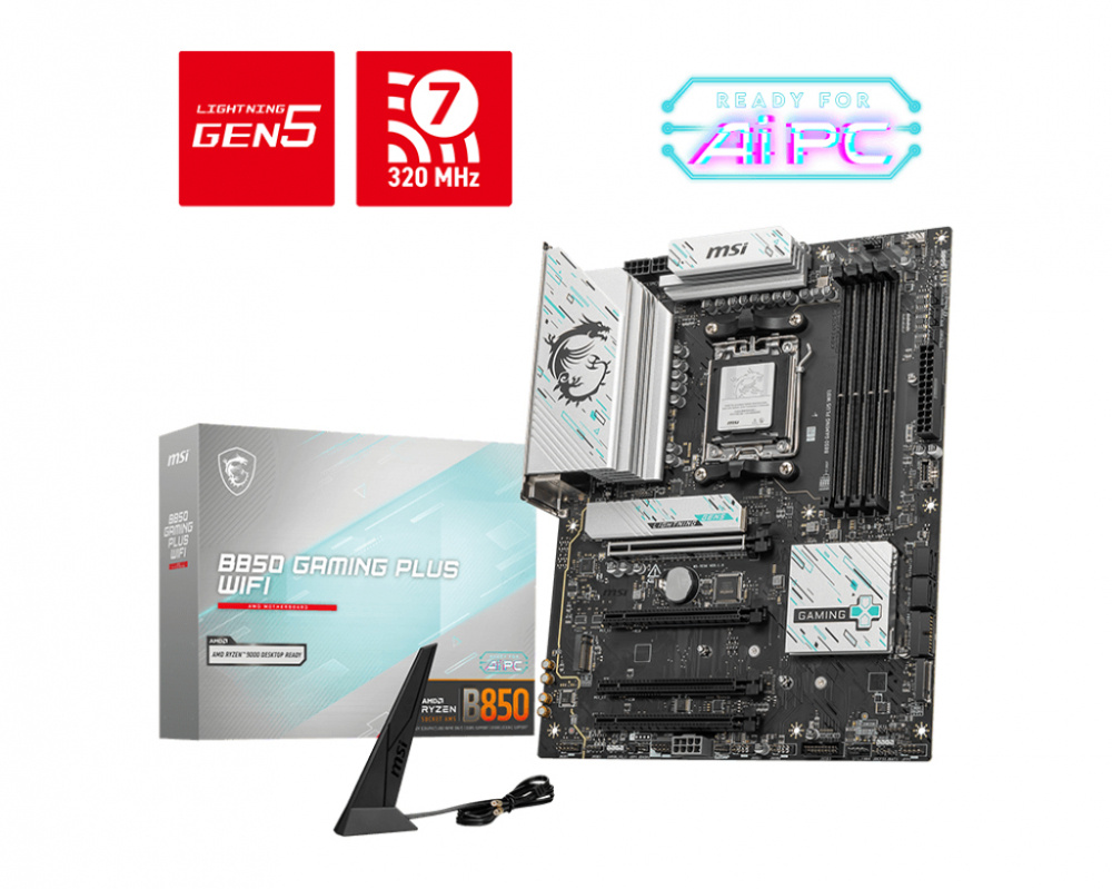 Tarjeta Madre Msi B850 GAMING PLUS WIFI Socket Am5 Ddr5