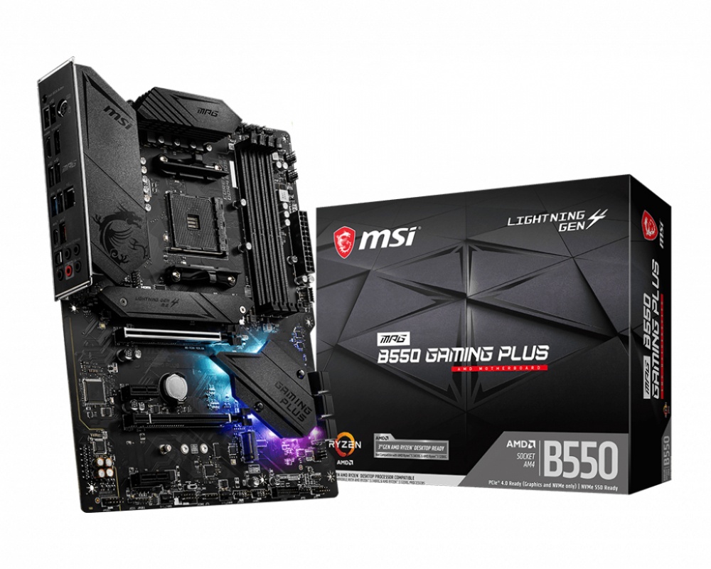 Tarjeta Madre Msi MPG B550 GAMING PLUS Socket Am4 Ddr4