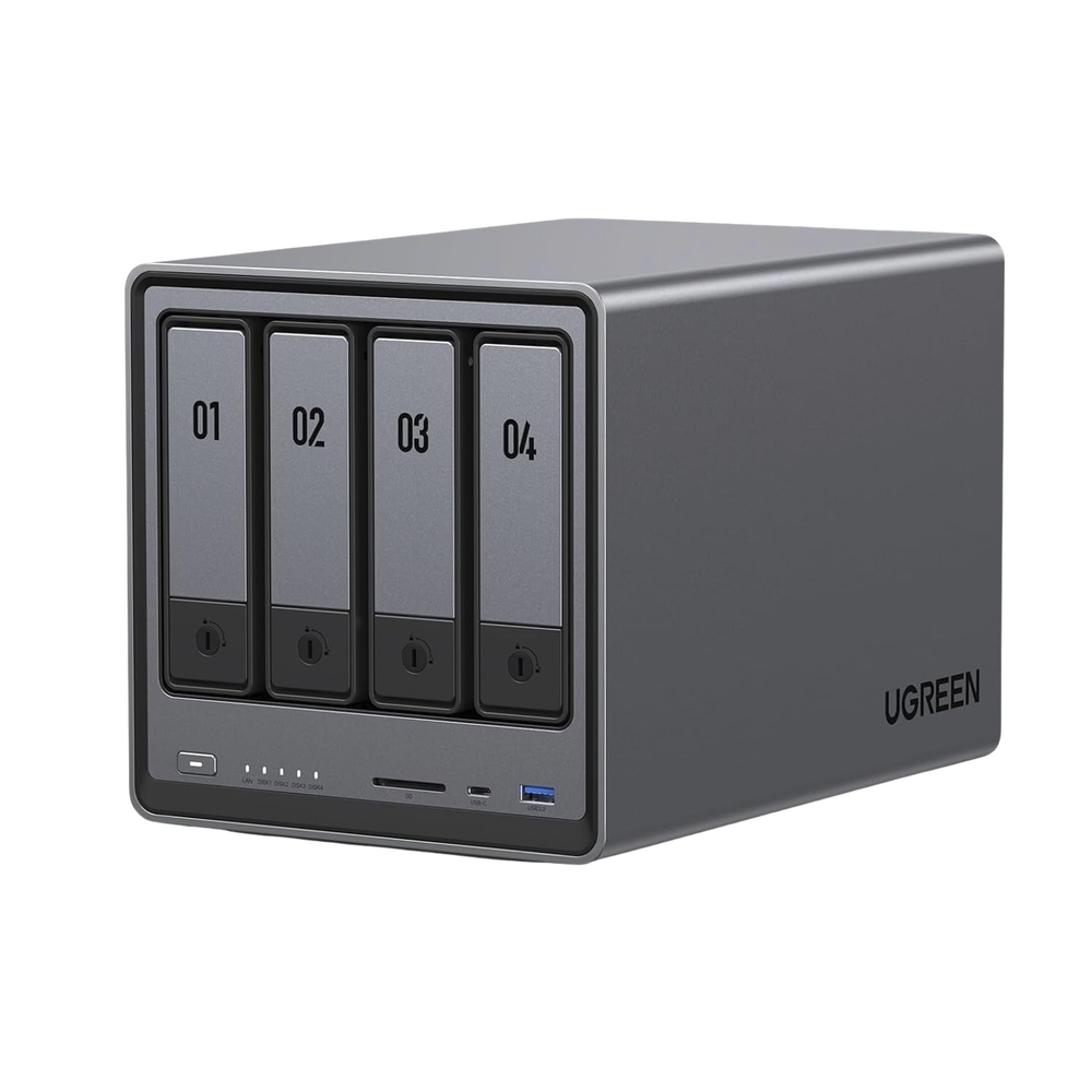 Adaptador Usb Nasync Dxp4800 Ugreen 25371B Intel N100 Quad Core 4 Bahias Ddr5