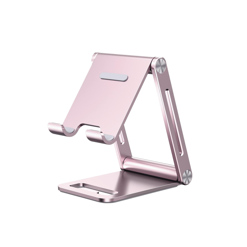 Soporte Para Celular  De Aluminio Ugreen 90460 Angulo Ajustable Compatibilidad Dispositivos 4.7 a 7.9 Pulgadas Antideslizante  Rosa