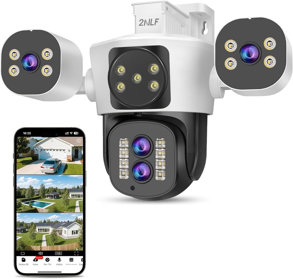Camara De Cuatro Ojos Wifi GAD1049WT 3 Pantallas