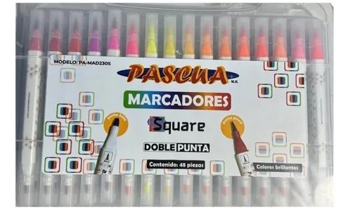 Paquete C/48 Marcador Pascua Doble Punta