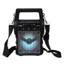 Bocina Bluetooth 3 Pulgadas KTS-2295 Radio FM Lámpara De Emergencia Panel Solar Luces RGB KBroad(C.50)