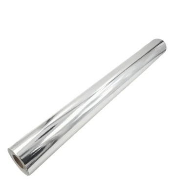 Rollo C/10m Papel Metálico Plata Brillante Euromac (C.28)