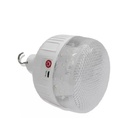 Foco de Emergencia EM26W24 24W Con Gancho Recargable Luz Blanca Fría Forma de Globo Tianlai (C.60)