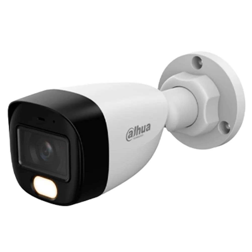 [DH-HAC-HFW1209CN-A-LED-S3] Cámara Análoga Dahua DH-HAC-HFW1209CN-A-LED-S3 Full Color Lente 2.8 MM Micrófono Integrado 30 Mts Luz Visible