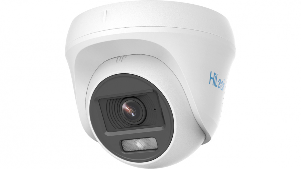 Cámara Turret Turbo Hd Hikvision THC-T129-PS Imagen Color 24/7 Lente 2.8 MM Luz Blanca 20 Mts 1080P Interior