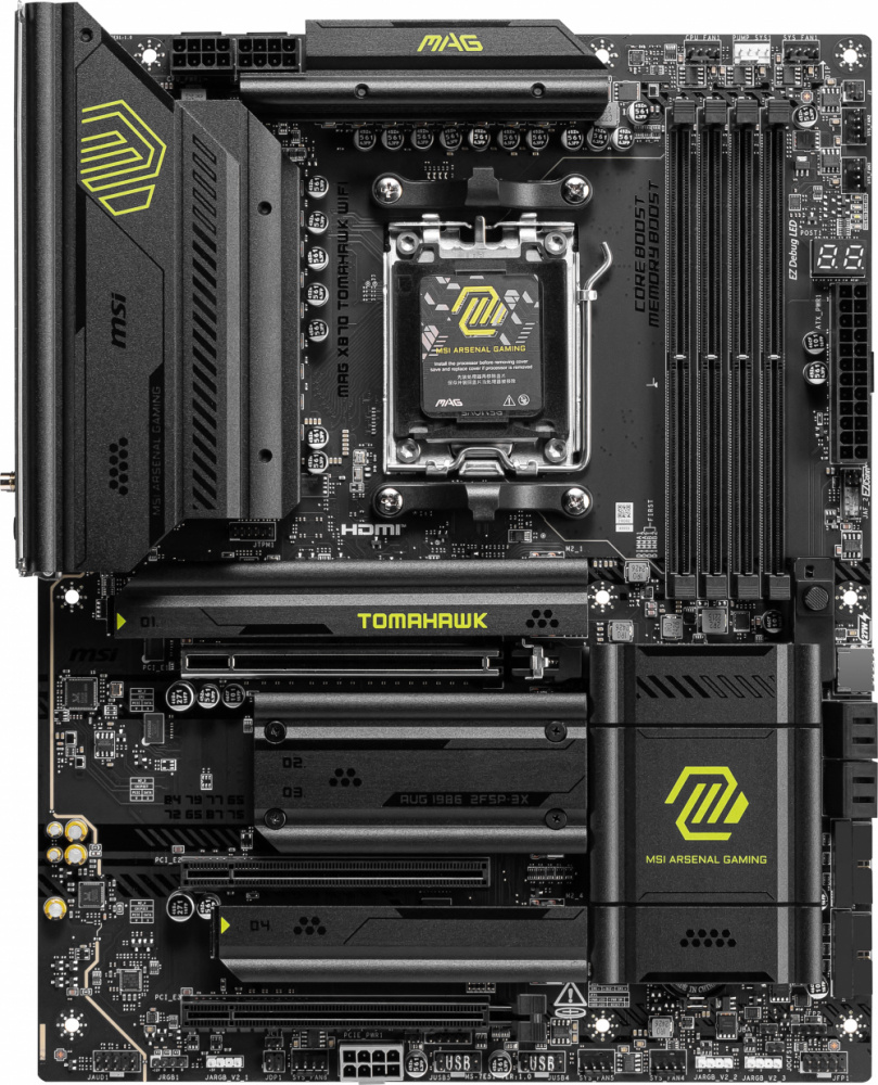 Tarjeta Madre Msi  Amd S-AM5 9000A GEN MAG X870 TOMAHAWK WIFI 4X Ddr5 5000 Hdmi Gamer Bluetooth