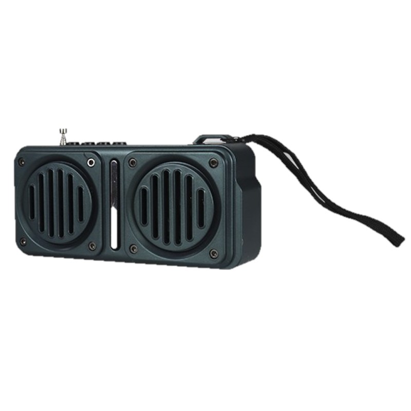 Bocina Bluetooth Link Bits MB-154 Radio Fm Carga Solar Incluye Antena