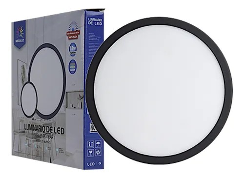Luminario LED S61W24T3 Para Empotrar 24W Con 3 Tonos de Luz Megaluz (C.20)