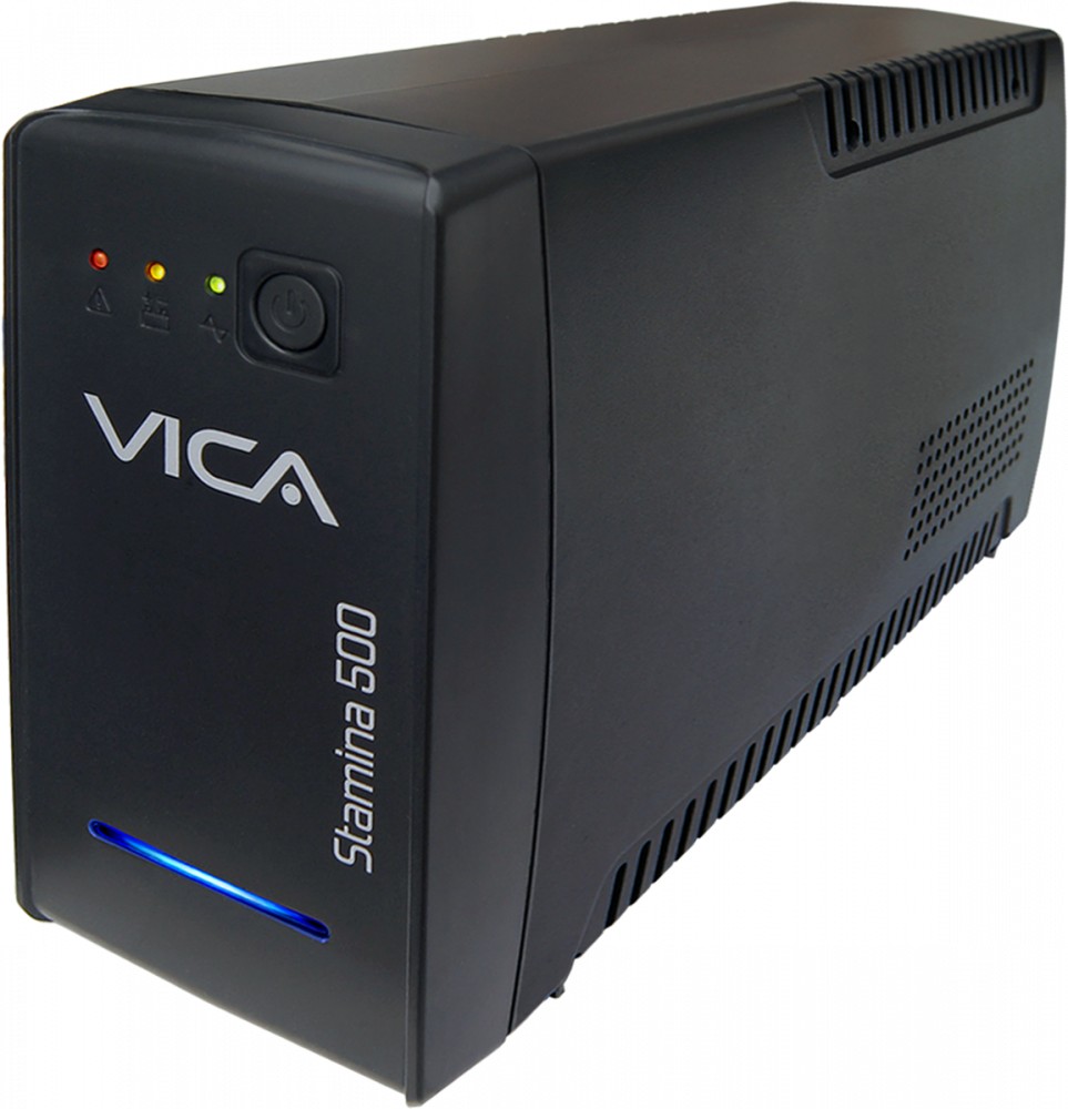 No Break Con Regulador Vica STAMINA 500 8 Horas Para 90 % De Carga 8 Tomas