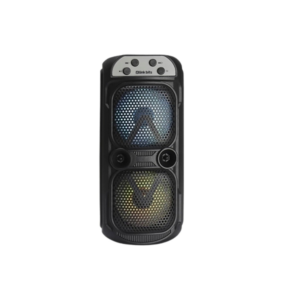 Bocina Bluetooth 3 Pulgadas x2 VB366T Radio Fm Luces Decorativas RGB TWS Link Bits (C.40)