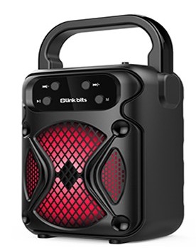 Bocina Bluetooth 4 Pulgadas SA445T Luces LED Decorativas Radio FM Conexión TWS Link Bits (C.40)