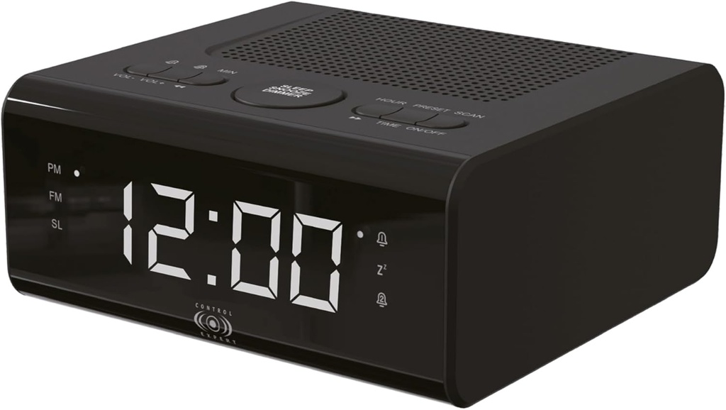 Radio Reloj Despertador Control Expert CE-R24HK Radio Fm Pantalla Led  Alarma Dual