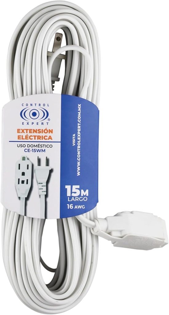 Extensión Eléctrica 15 Metros Control Expert CE-15WM