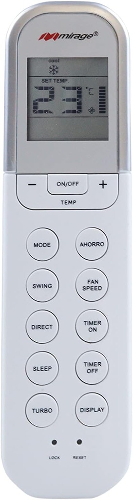 Control Para Aire Acondicionado Control Expert Mirage CE-CM58 Blanco Reemplazo MAGNUM 16, 17 y X2