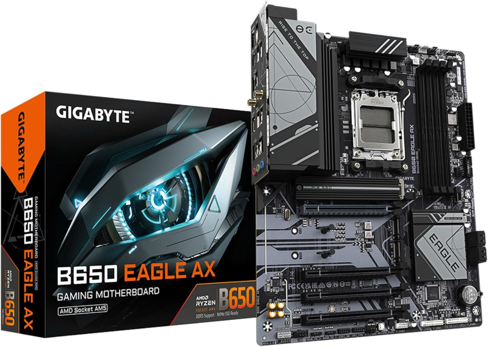[B650 EAGLE AX] Tarjeta Madre Gigabyte B650 EAGLE AX  S-Am5 192 GB Ddr5 Para Amd