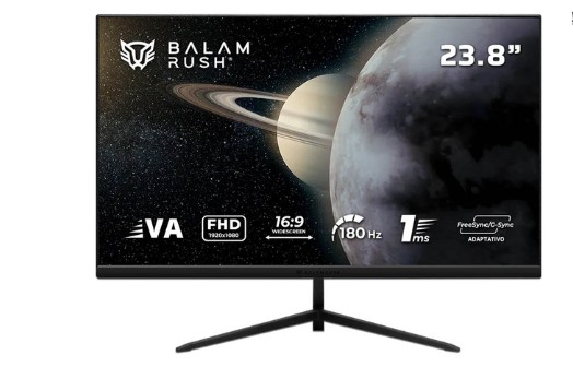 Monitor Plano Gamer Acteck 23.8 Pulgadas  BR-943055 180Hz Panel VA 1920 x 1080 Fhd