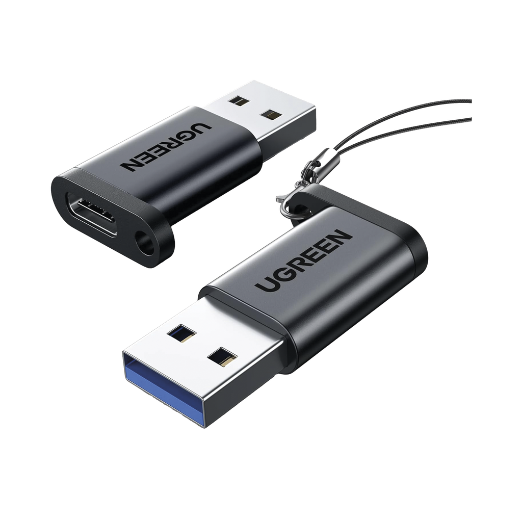 Adaptador Usb 3.1 Tipo C a Usb-A 3.0 Ugreen 35000 Carga Y Sincronización  De Datos Negro
