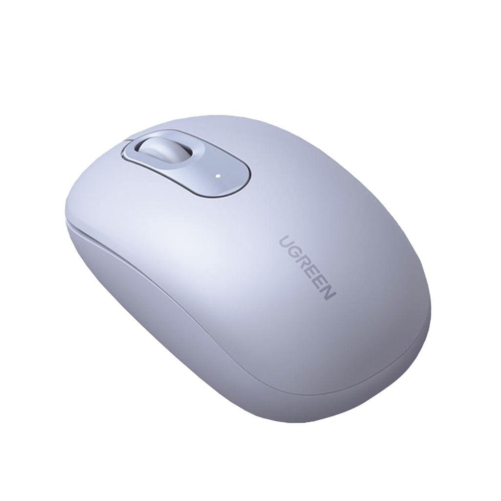 Mouse Inalámbrico 2.4G Ugreen 90671 Función  3 Botones Ergonómico  Batería  AA Incluida  Dusty Blue
