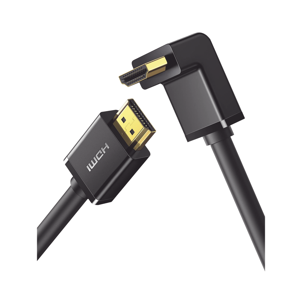 Cable Hdmi 2.0 En Angulo De 90 Grados Ugreen 2 Metros 10173  Canal Retorno De Audio 32 Canales De Audio Hdr 3D 4K