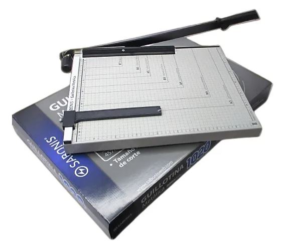 Guillotina Sabonis Metalica Grande 18"X15"  recado/cobranza