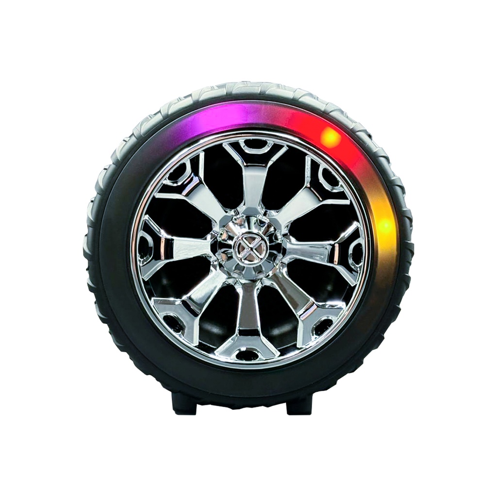 Bocina Bluetooth Link Bits 3 Pulgadas MB-175 Radio Fm Reproductor Usb Luz Led Multicolor