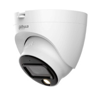 Cámara Análoga Dahua 2MP Full Color DH-HAC-HDW1209TLQN-A-LED-S3  Lente 2.8MM Y Ángulo de 103 Grados, Micrófono, Iluminación 20 Metros, Starlight Y Dwdr