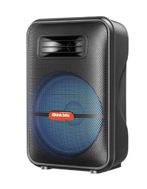 Bocina Bluetooth Link Bits 12 Pulgadas SA1249TKL Radio Fm, Control Remoto, Luz Led