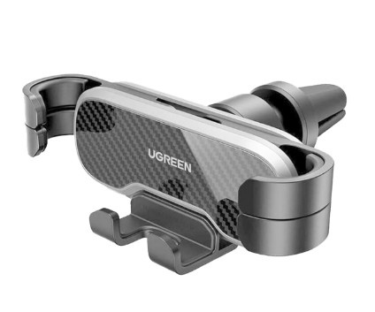 [80539] Soporte De Teléfono Para Rendija De Ventilación Ugreen  80539, Rotación 360 Grados, Soporta Teléfonos De 65MM A 80MM De Ancho