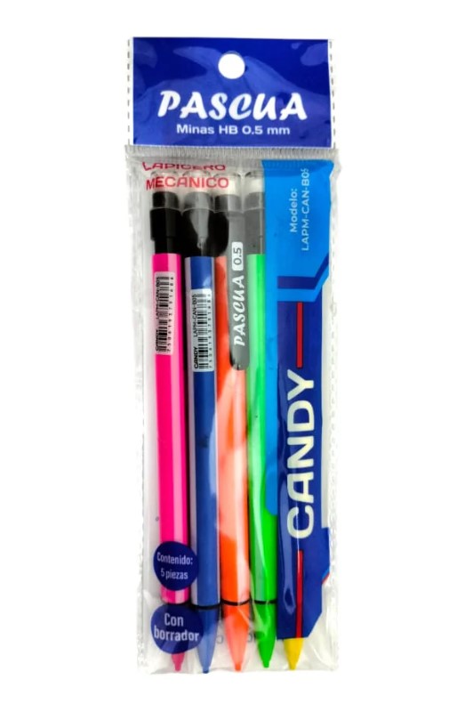 Blister C/5 Lapicero Pascua Candy .5mm (E.24) (C.144)