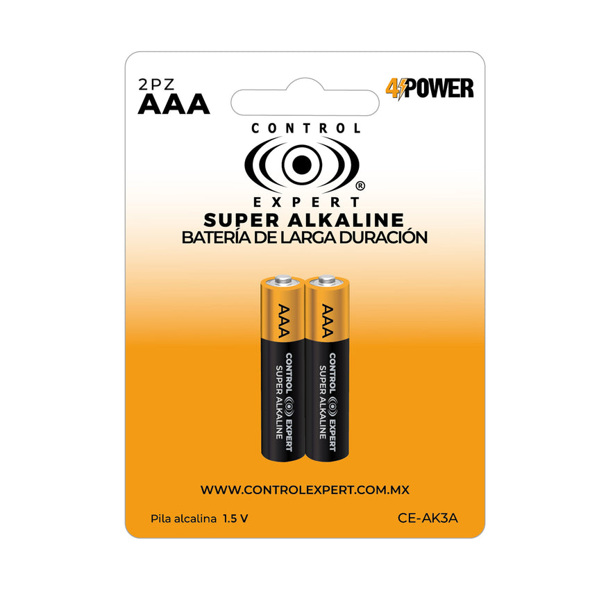 [CE-AK3A] Pila Alkalina AAA Control Expert 2 Piezas CE-AK3A