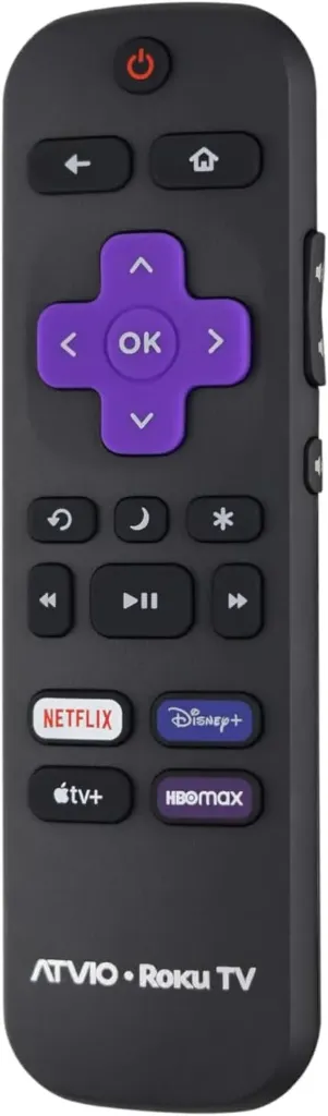 [RC-HBMX-H] Control Original Roku Para Smart Tv Hisense Control Expert RC-HBMX-H Disney, Hbo Max, Negro