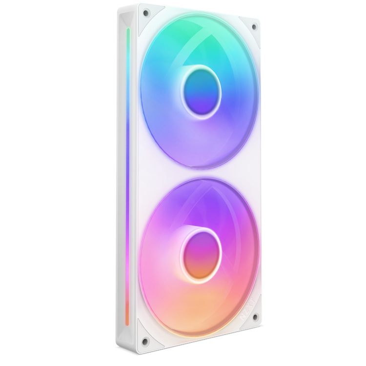Ventilador Nzxt  F240 RGB Core RF-U24HF-W1 120MM, 2400Rpm, Blanco