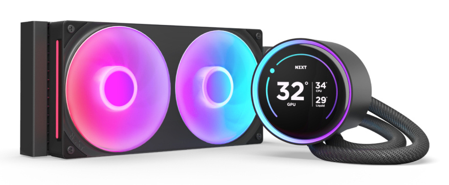 Enfriamiento Líquido Kraken Elite 240 Rgb Nzxt RL-KR24E-B2 240mm, 1200-2800+-300 Rpm, Negro