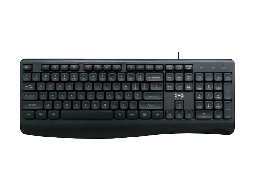 Teclado Alambrico Control Expert CE-K26 Usb, Negro