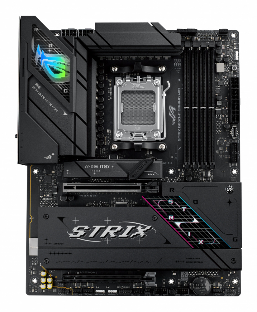 Tarjeta Madre Gamer Asus ROG STRIX B850-F GAMING WIFI Amd, S-Am5 9A Gen, 4X Ddr5, Hdmi,6X Usb 3.2, Wifi 7, Bluetooth, Atx