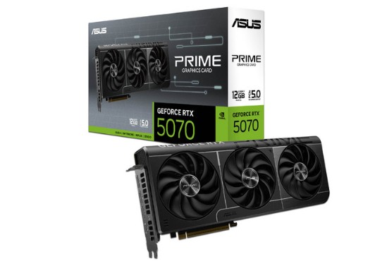 Tarjeta De Video Asus Nvidia 12Gb PRIME-RTX5070-12G GeForce, Gddr7, Rtx 5070, Pci Express 5.0