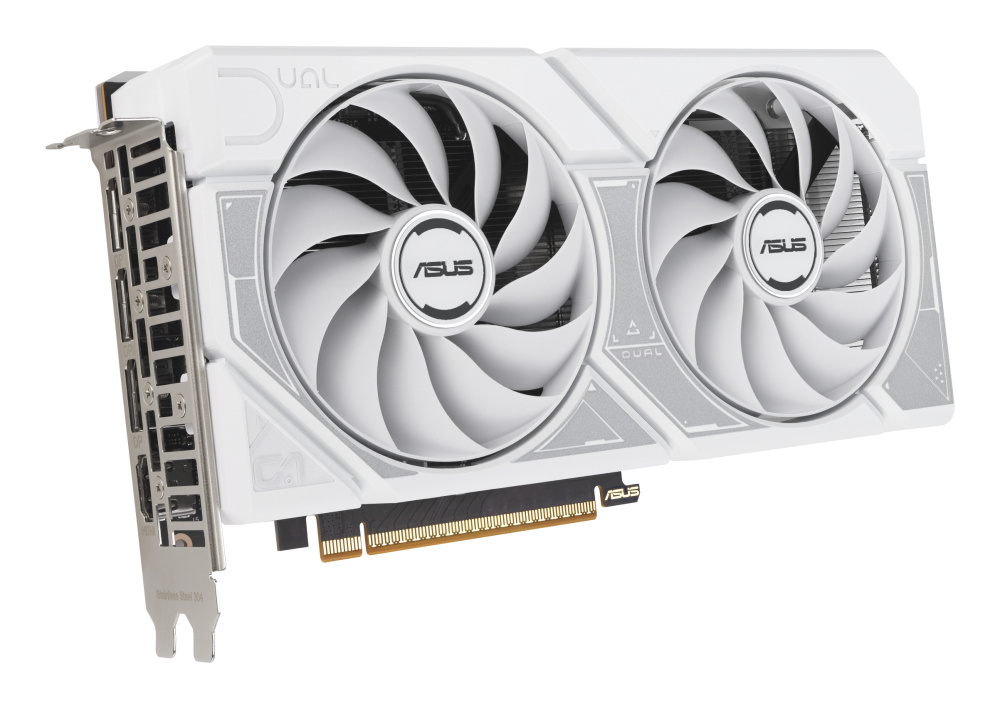 Tarjeta De Video Asus Nvidia 8Gb DUAL-RTX5060-O8G-WHITE GeForce, Rtx 5060, Gddr7, Pci Express 5.0, Blanco
